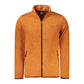 Orange Polyester Men Jacket