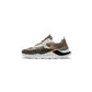 D.A.T.E Gray Leather Sneaker