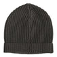 Dolce & Gabbana Dark Gray Cashmere Knit Winter Beanie Hat