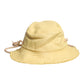 Dolce & Gabbana Yellow Cotton Wide Brim Bucket