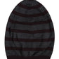 Dolce & Gabbana Gray Striped Wool Knitted Winter Beanie Hat