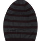 Dolce & Gabbana Gray Striped Wool Knitted Winter Beanie Hat