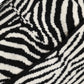Dolce & Gabbana Black White Zebra Knitted Winter Beanie Hat
