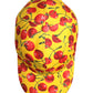 Dolce & Gabbana Yellow Cotton Printed 6 Panels Baseball Cap