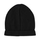 Dolce & Gabbana Black Cashmere Knitted Winter Beanie Hat
