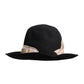 Dolce & Gabbana Black Logo Sequin Embroidery Wide Brim Hat