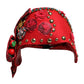 Dolce & Gabbana Red Crystal Gold Roses Brooch Embellished Hat