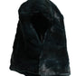 Dolce & Gabbana Black Weasel Fur Womens Beanie Hat