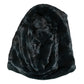 Dolce & Gabbana Black Weasel Fur Womens Beanie Hat