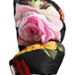 Dolce & Gabbana Black Floral Print Whole Head Wrap Hat