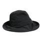 Dolce & Gabbana Black Cotton Wide Brim Fedora Hat