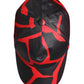 Dolce & Gabbana Red Black Lace Tulle Cotton Baseball Cap