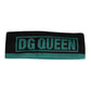 Dolce & Gabbana Black Silk Knitted DG Queen Head Band Hat