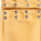 Dolce & Gabbana Yellow Nylon Stretch Women Neck Warmer Scarf