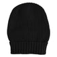 Dolce & Gabbana Black Cashmere Knitted Winter Beanie Hat