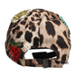 Dolce & Gabbana Brown Leopard Sequin Sicily Baseball Cap