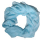 Dolce & Gabbana Light Blue Silk Rectangle Wrap Shawl Scarf