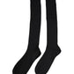 Dolce & Gabbana Black DG Logo Print Over The Calf Socks