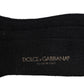 Dolce & Gabbana Black DG Logo Print Over The Calf Socks
