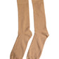 Dolce & Gabbana Brown Solid Cotton Mid Calf Men Socks