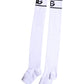 Dolce & Gabbana White Cotton DG Logo Print Open Toe Socks
