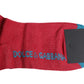Dolce & Gabbana Red Cotton DG Logo Print Mid Calf Socks