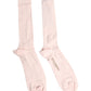 Dolce & Gabbana Ivory Cotton Stretch Logo Over Calf Socks