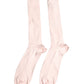 Dolce & Gabbana Ivory Cotton Stretch Logo Over Calf Socks