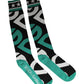 Multicolor Cotton Stretch Over Calf Socks