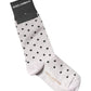 Dolce & Gabbana Gray Viscose Stretch Dotted Socks