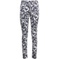 Blue Cotton Women Slim Trouser