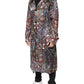 Dolce & Gabbana Multicolor Royal Bee Crown Trench Coat Jacket