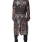 Dolce & Gabbana Multicolor Royal Bee Crown Trench Coat Jacket