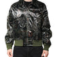 Dolce & Gabbana Green DG Logo Print Bomber Full Zip Jacket