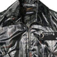 Dolce & Gabbana Green DG Logo Print Bomber Full Zip Jacket