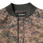 Dolce & Gabbana Brown Camouflage Bomber Full Zip Jacket
