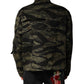 Dolce & Gabbana Multicolor Camouflage Cotton Bomber Jacket