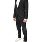 Dolce & Gabbana Black Floral Jacquard Coat Jacket Blazer