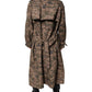 Dolce & Gabbana Multicolor Camouflage Double Breasted Coat Jacket
