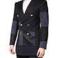 Dolce & Gabbana Multicolor Patchwork Jacket Coat Suit Blazer