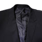 Dolce & Gabbana Dark Blue Wool Single Breasted Coat Blazer