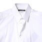 Dolce & Gabbana White Cotton GOLD Dress Formal Collared Shirt
