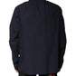 Dolce & Gabbana Dark Blue Cotton Long Sleeve Shirt