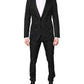 Dolce & Gabbana Black Single Breasted Formal 2 Piece Suit