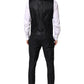 Dolce & Gabbana Black Double Breasted Formal 3 Piece Suit