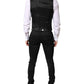 Dolce & Gabbana Black Single Breasted Formal Blazer with Vest
