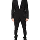 Dolce & Gabbana Multicolor Polyester Jacquard 2 Piece Suit