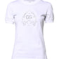 Dolce & Gabbana White Cotton Floral Logo Crew Neck T-shirt