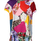 Dolce & Gabbana Multicolor Patchwork Short Sleeve Blouse Top