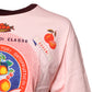 Dolce & Gabbana Pink Print Cotton Short Sleeves Cropped Top